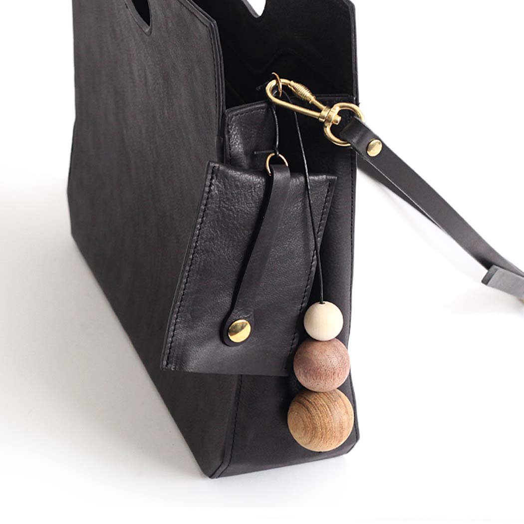 M_ Sarah mu サラミュー BN-004 BK トート & ショルダーバッグ