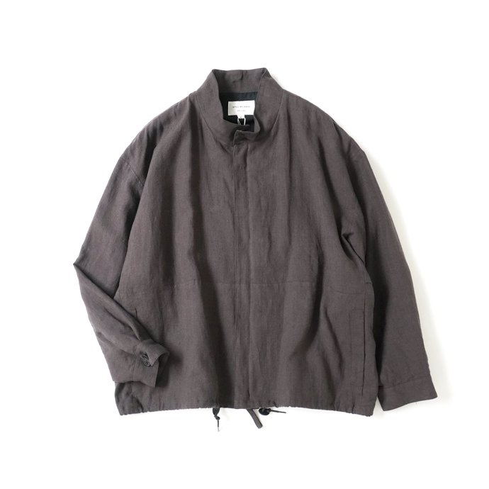 STILL BY HAND スティル バイ ハンド BL03233 - DARK BROWN 起毛リネン  