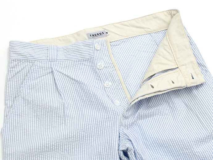 Taurus（トーラス）/ Seersucker EU Work Trousers シアサッカー