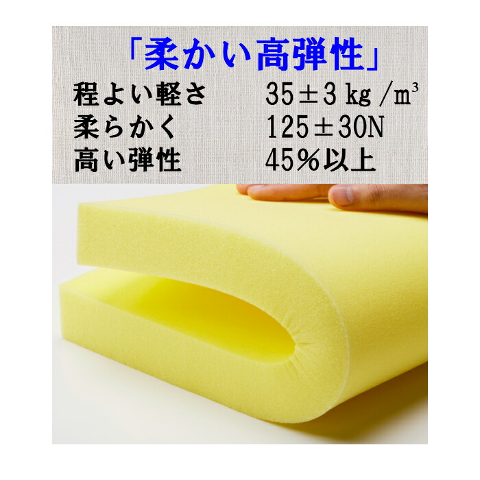 高反発 切断無料 柔かい高弾性ウレタンスポンジ ER1 厚5センチ×60×100 :uretan5-60-100-1:エーゲ海ショップ 通販  
