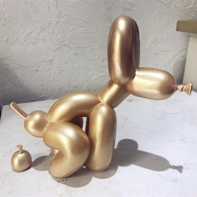 アート バルーンドッグ トイレ うんち 置物 彫刻樹脂 クラフト アート バルーンドッグ トイレ うんち 置物 彫刻樹脂 クラフト