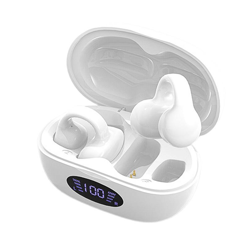 骨伝導イヤホン ワイヤレスイヤホン 片耳 両耳 左右 Bluetooth 5.3 LED残量表示 挟んで装着 快適 完全ワイヤレス 自動ペアリング 瞬間接続 Hi-Fi高音質｜eight-sto｜04
