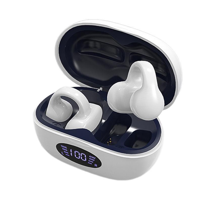 骨伝導イヤホン ワイヤレスイヤホン 片耳 両耳 左右 Bluetooth 5.3 LED残量表示 挟んで装着 快適 完全ワイヤレス 自動ペアリング 瞬間接続 Hi-Fi高音質｜eight-sto｜06