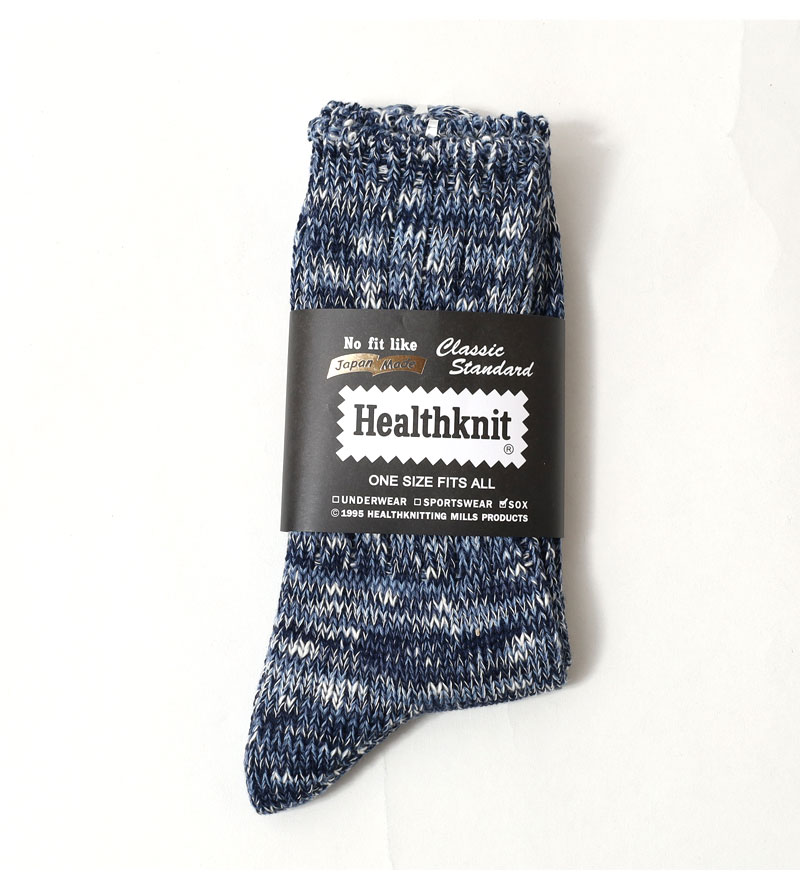 Healthknit（ヘルスニット） 靴下 クルー丈ソックス 日本製 HEALTHKNIT