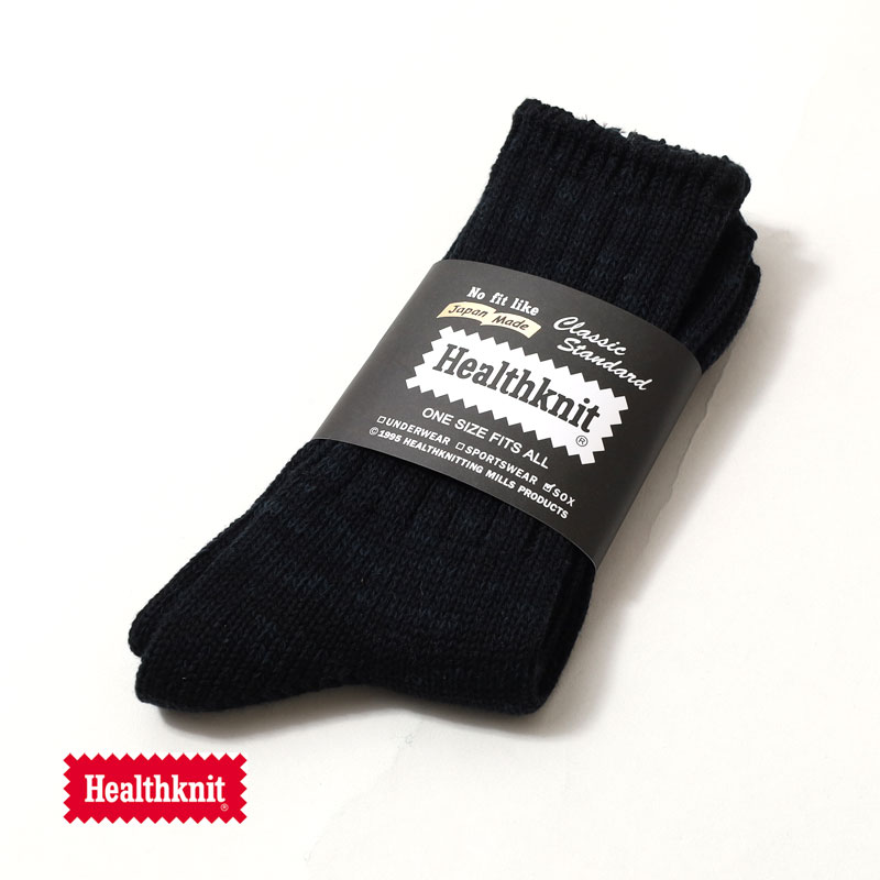 Healthknit（ヘルスニット） 靴下 クルー丈ソックス 日本製 HEALTHKNIT