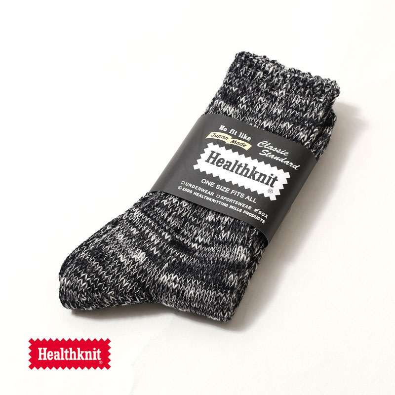 Healthknit（ヘルスニット） 靴下 クルー丈ソックス 日本製 HEALTHKNIT