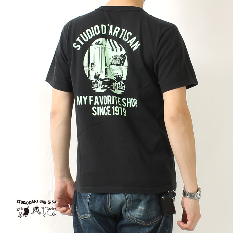 ダルチザン Tシャツ 2024春夏 新作 8143A STUDIO D&apos;ARTISAN MY FAV...