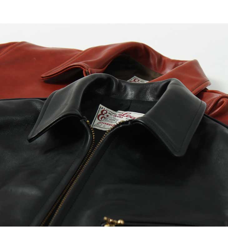 Genuine Leather × Leather Jacket × Vintage 90's Soho Side Is