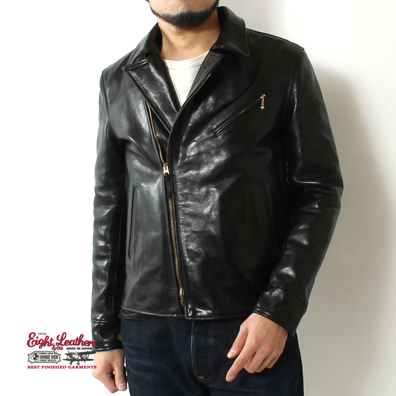 EIGHT LEATHERS レザージャケット HORSE HIDE LEATHER JACKET ...