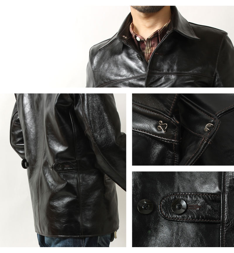 EIGHT-G（エイトジー） エイトレザーズ レザージャケット メンズ カー