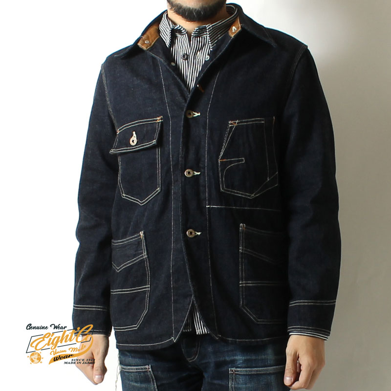 EIGHT-G（エイトジー） デニムジャケット カバーオール 2025秋冬 新作