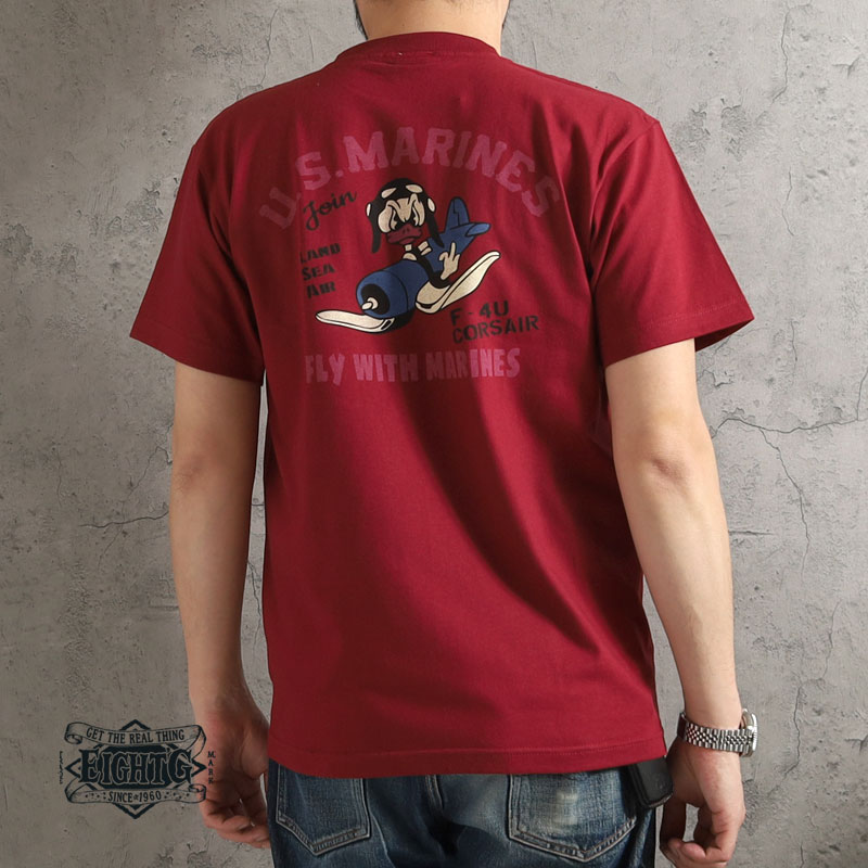 EIGHT-G（エイトジー） Tシャツ 2026春夏 再入荷 メンズ ミリタリー