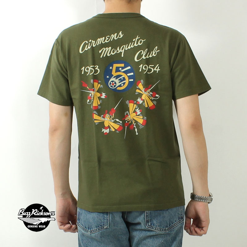 BUZZ RICKSON'S バズリクソンズ Tシャツ モスキート 2025春夏