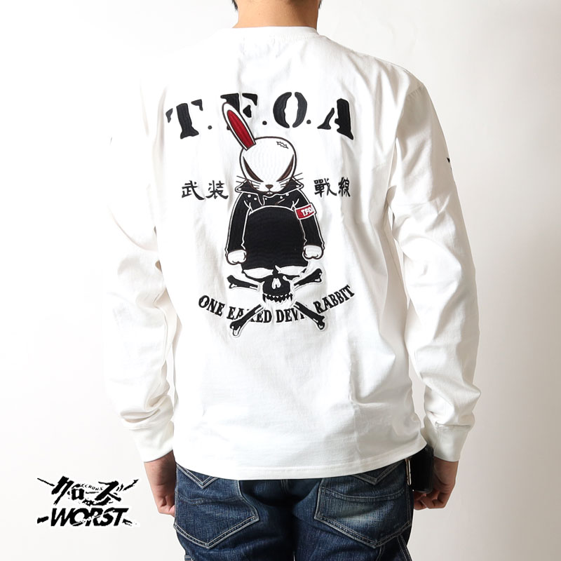CROWS（クローズ） クローズWORST ロンT 2025秋冬 新作 CRLT-2501 武装
