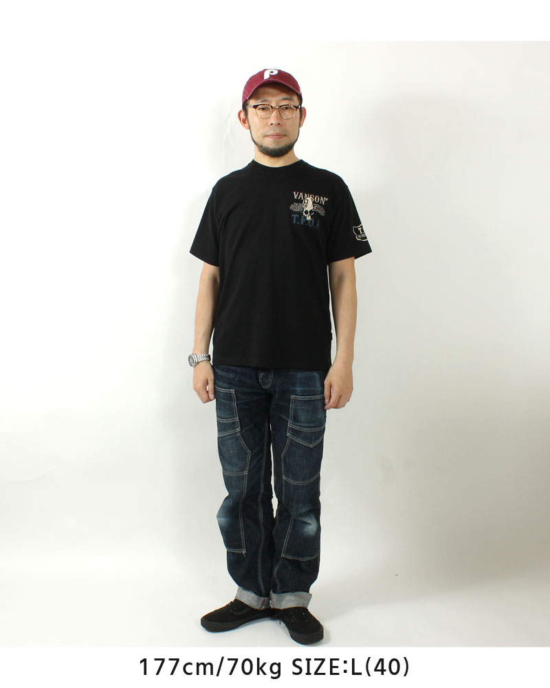 VANSON（バンソン） Tシャツ クローズWORST 2025春夏 新作 CRV-2503