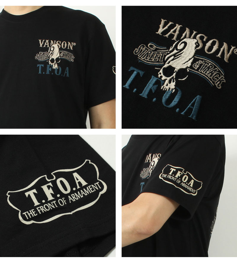 VANSON バンソン Tシャツ クローズWORST 2025春夏 新作 CRV-2503