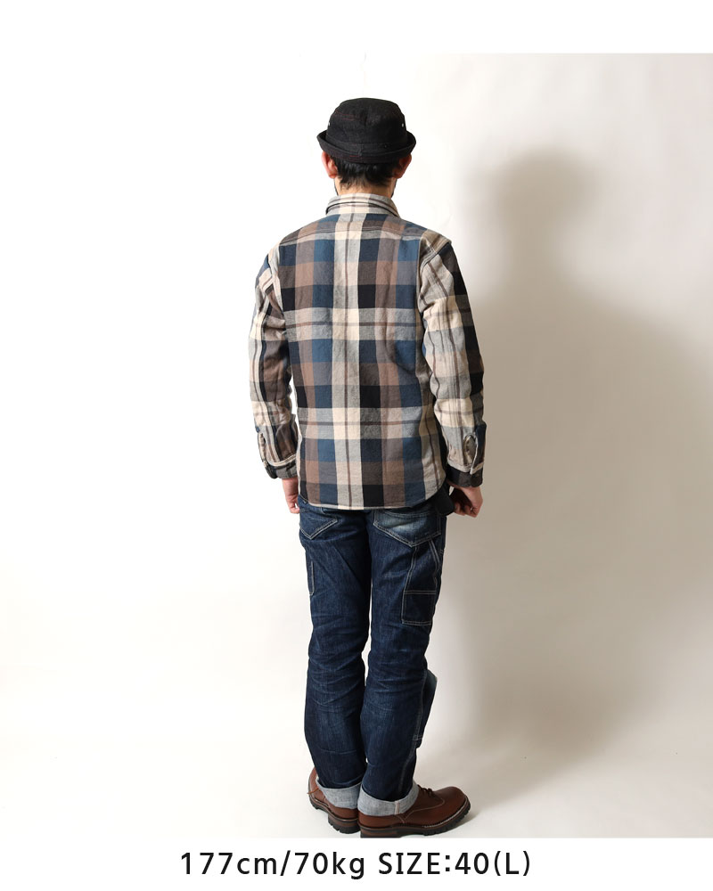 DELUXEWARE（デラックスウエア） ネルシャツ 2025秋冬 新作 HV-57