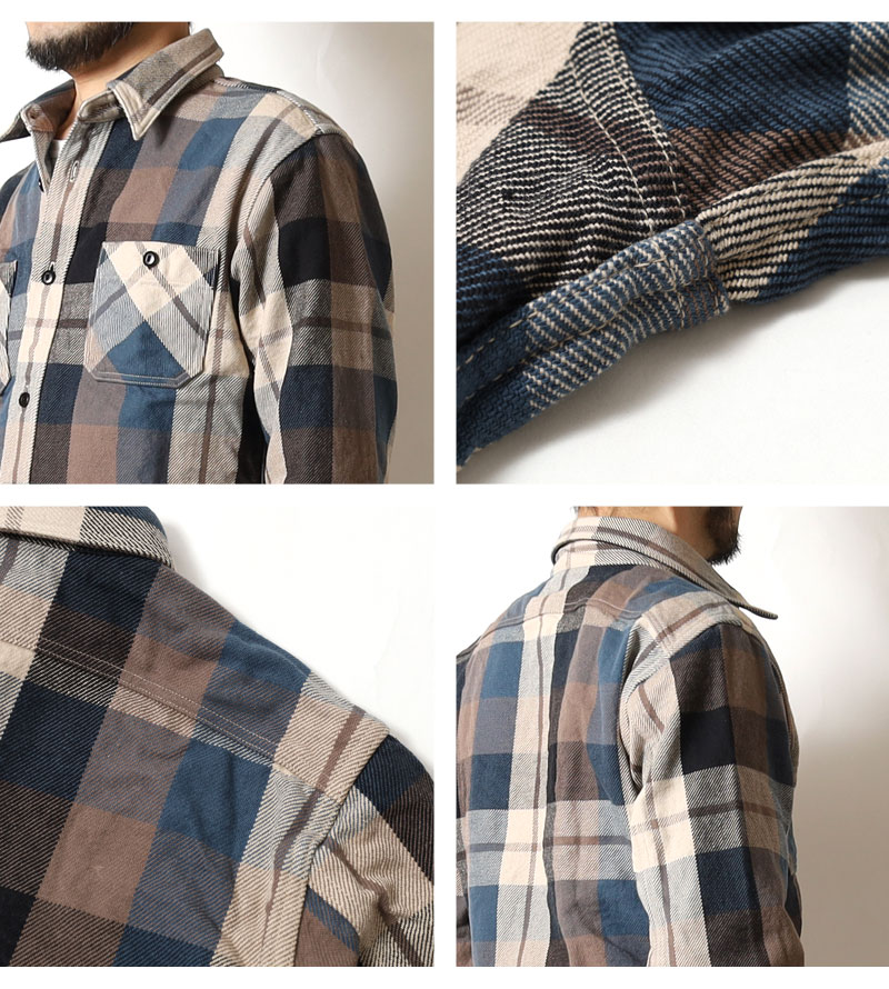 DELUXEWARE（デラックスウエア） ネルシャツ 2025秋冬 新作 HV-57