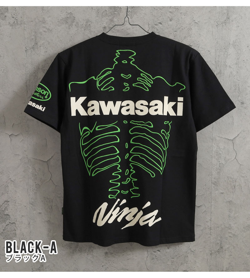 VANSON（バンソン） Tシャツ Kawasakiコラボ Ninjaロゴ 2026春夏 新作