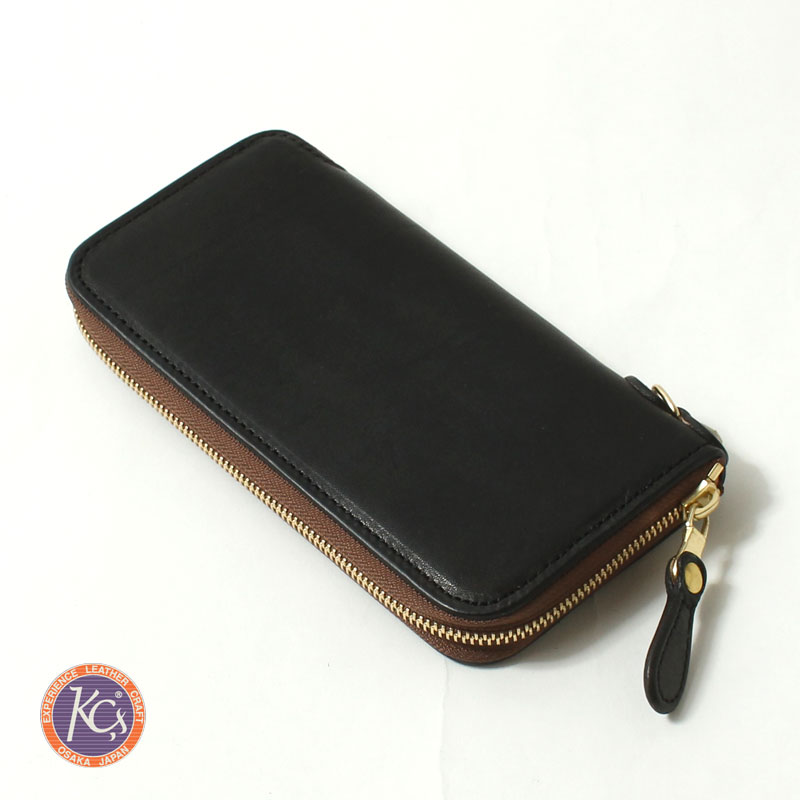 ケーシーズ 財布 ロング ラウンドファスナー KMW037 ケイシイズ KC'S ウォレット ラウンドジップ ホースハイド 本革 長財布 小物 アメカジ メンズ 大人 | KC,s | 02