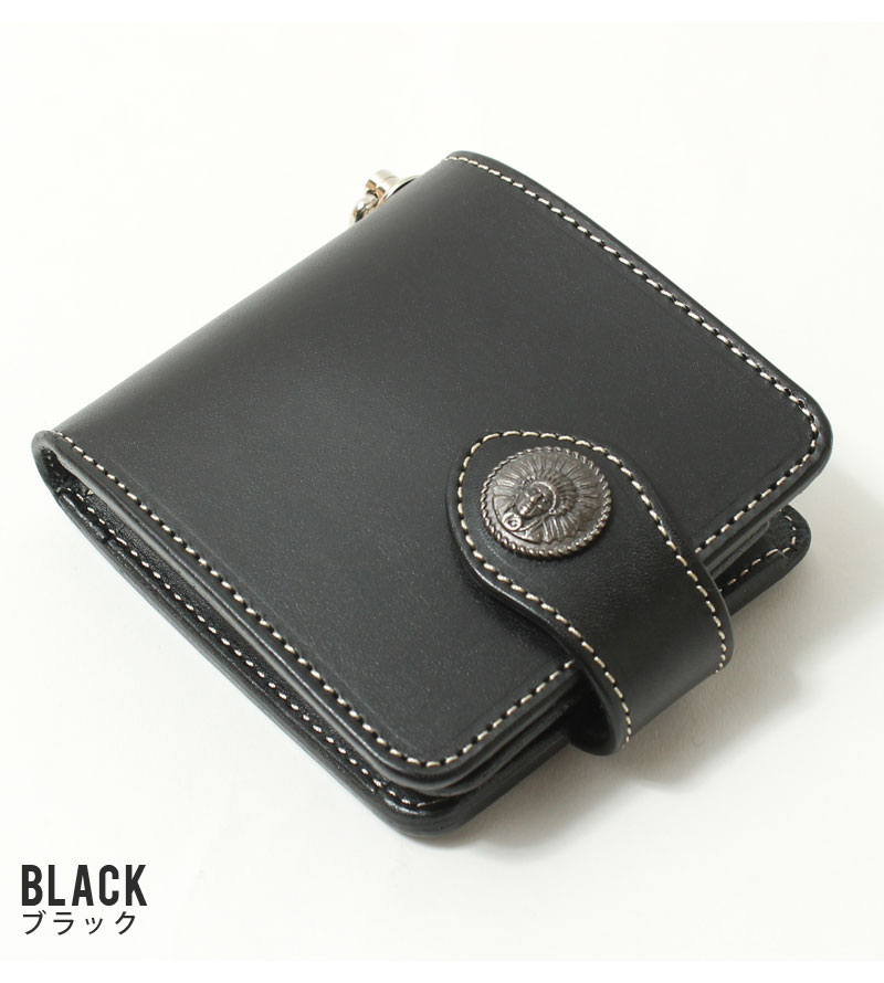 KC,s（ケイシイズ） ケーシーズ 財布 二つ折り コンチョ付き レザー