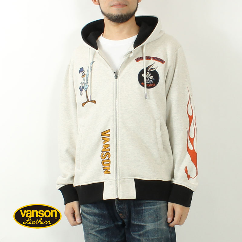 VANSON（バンソン） パーカー ロードランナー ワイリーコヨーテ メンズ