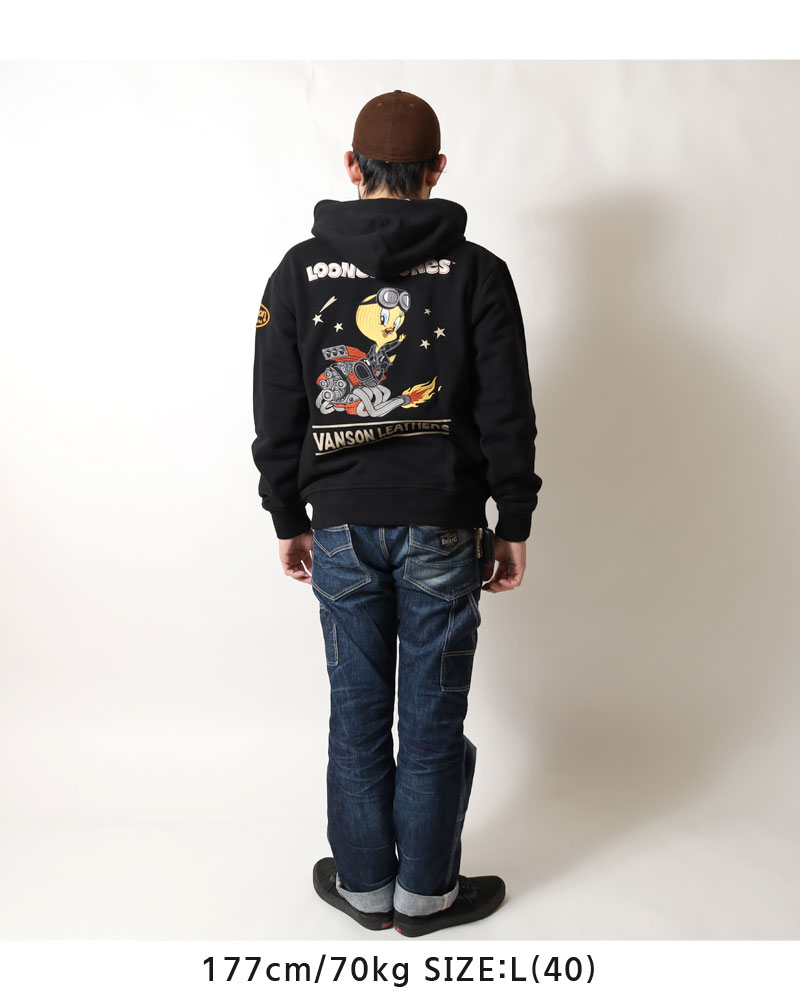 VANSON（バンソン） パーカー トゥイーティー 2025秋冬 新作 LTV-2510