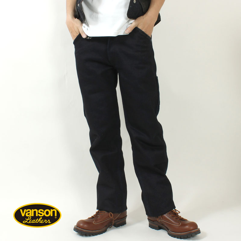 VANSON バンソン ペインターパンツ 21オンスデニム NVBL-2401