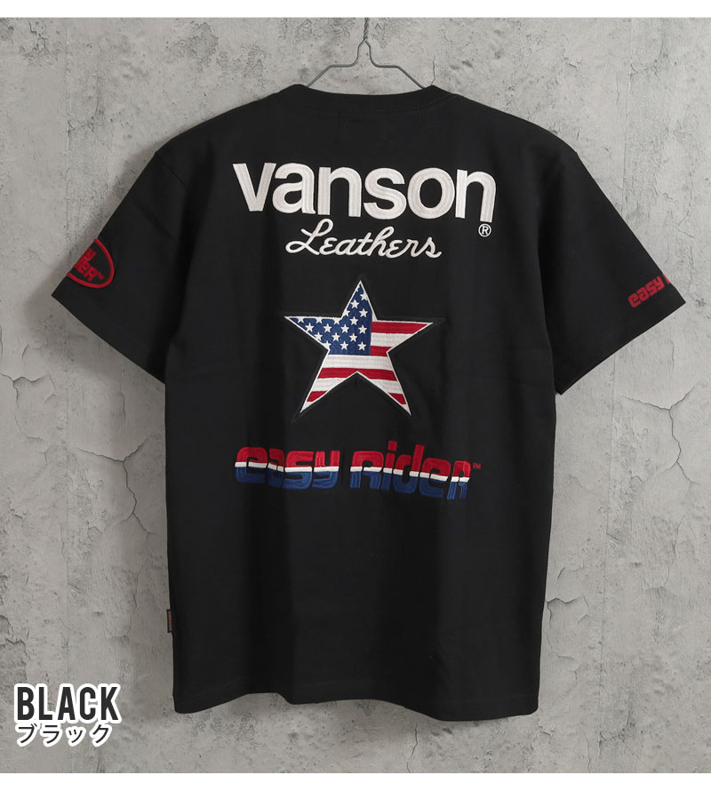 VANSON（バンソン） Tシャツ イージーライダー 2026春夏 新作 NVER