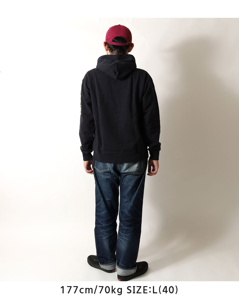 VANSON（バンソン） パーカー USA製 ロゴ メンズ アメカジ プリント