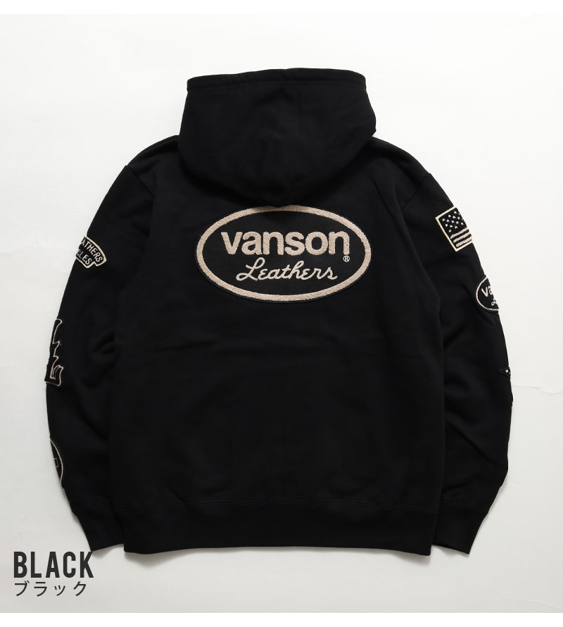 VANSON（バンソン） ジップパーカー 2025秋冬 新作 プレミアムライン