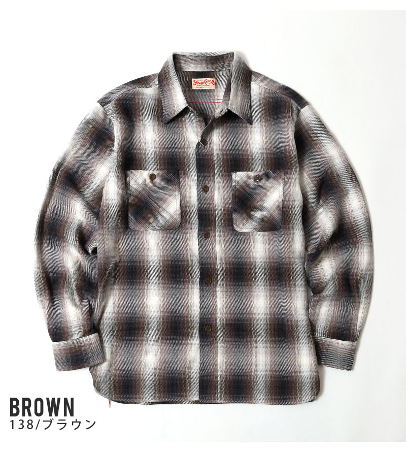 シュガーケーン,ネルシャツ,sc29561