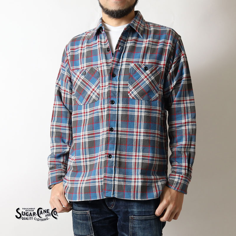 SUGAR CANE シュガーケーン ネルシャツ 2025秋冬 新作 SC29564 東洋