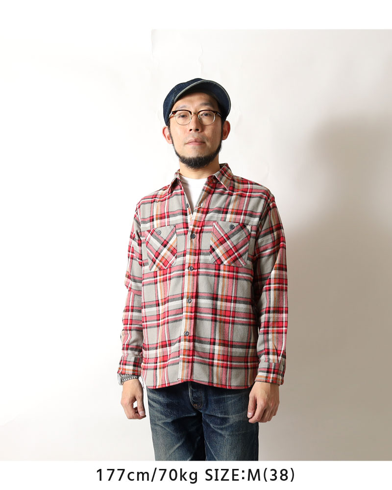 シュガーケーン,ネルシャツ,sc29565