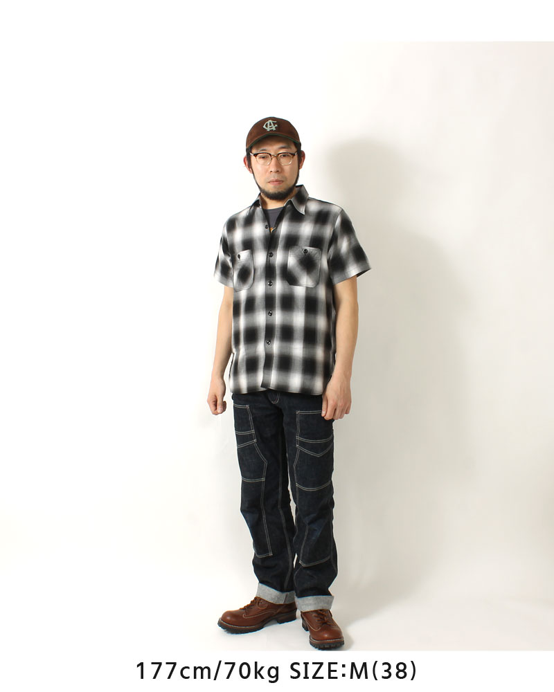 SUGAR CANE シュガーケーン ワークシャツ 半袖 2024春夏 新作