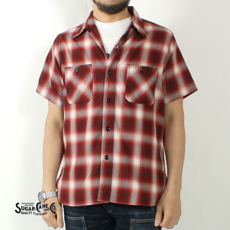 SUGAR CANE シュガーケーン ワークシャツ 半袖 2025春夏 新作 SC39519