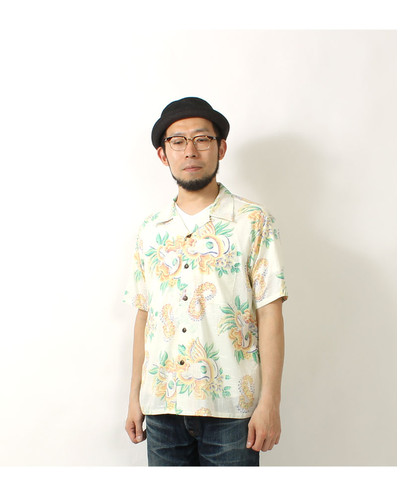 SUN SURF サンサーフ アロハシャツ 綿麻 2024春夏 新作 SS39283