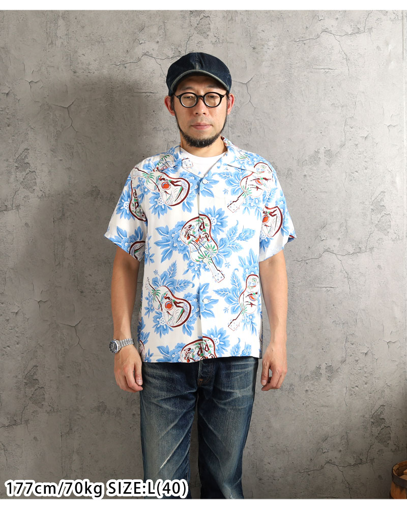 スカジャン　東洋　ウクレレ　Mサイズ　アロハ　ハワイ　サーファー SUN SURF サンサーフ アロハシャツ SS39613 2026春夏 新作 UKULELE