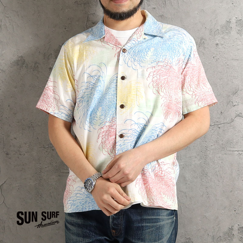 2006 サンサーフ STATE OF HAWAII アロハSS32697 SUN SURF サンサーフ アロハシャツ コットンアロハ 2026春夏 新作