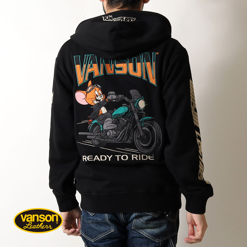 VANSON（バンソン） パーカー トムとジェリー 2025秋冬 新作 TJV-2533