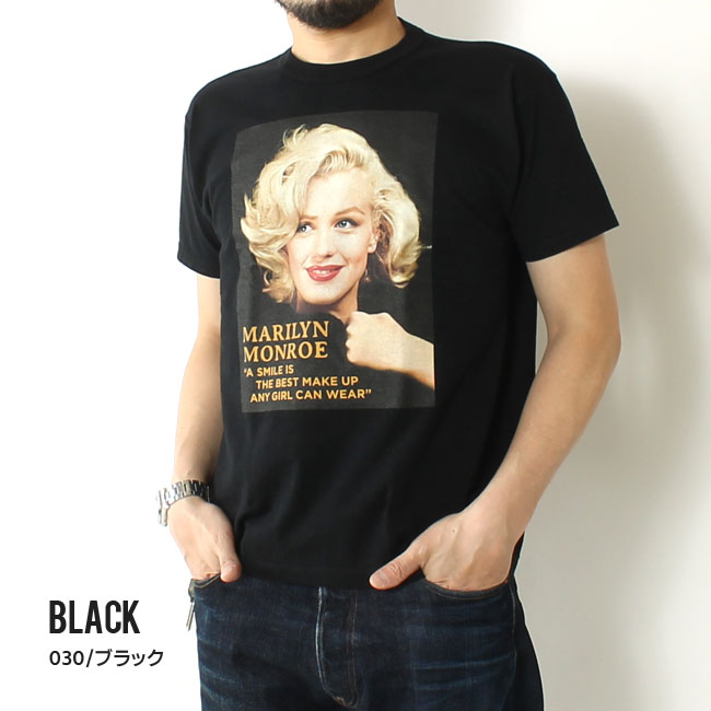 トイズマッコイ Tシャツ 2023春夏 新作 マリリンモンロー TMC2313 TOYS McCOY MARILYN MONROE TEE A SMILE IS THE BEST MAKE UP 半袖 アメカジ 大人 メンズ