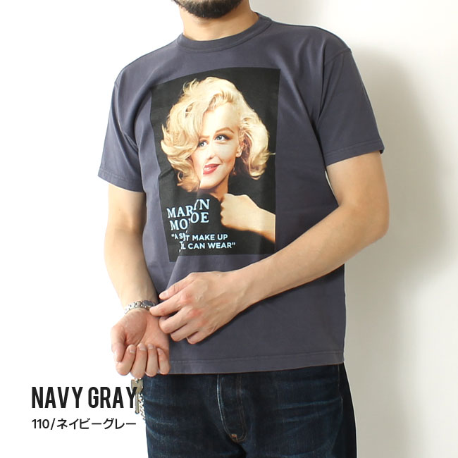 トイズマッコイ Tシャツ 2023春夏 新作 マリリンモンロー TMC2313 TOYS McCOY MARILYN MONROE TEE A SMILE IS THE BEST MAKE UP 半袖 アメカジ 大人 メンズ