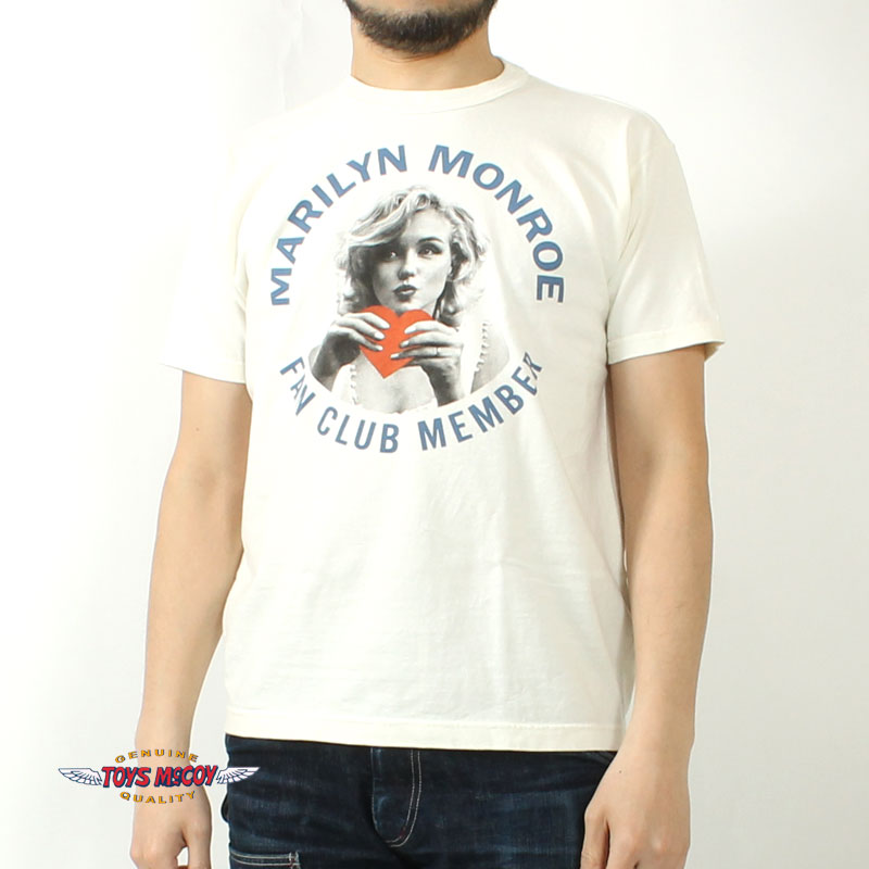 TOYS McCOY リンガーtシャツ マリリン・モンロー アメカジ TOYS McCOY(トイズマッコイ) マリリンモンロー プリントTシャツ