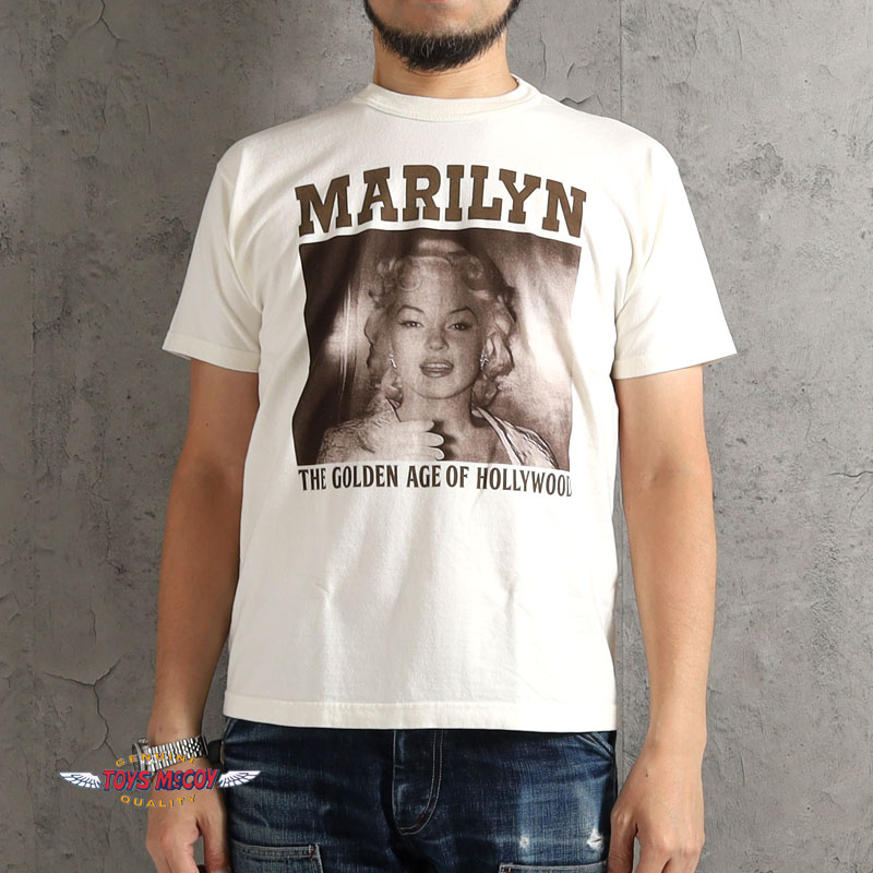 TOYS McCOY トイズマッコイ マリリンモンロー Tシャツ オフホワイト TOYS McCOY（トイズマッコイ） Tシャツ マリリンモンロー 2026春夏