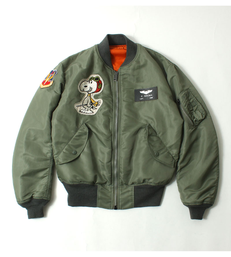 TOYS McCOY（トイズマッコイ） MA-1 フライトジャケット スヌーピー