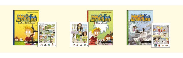 特典付 Magic Adventures Graded Comic Readers 18巻セット 朗読CD付