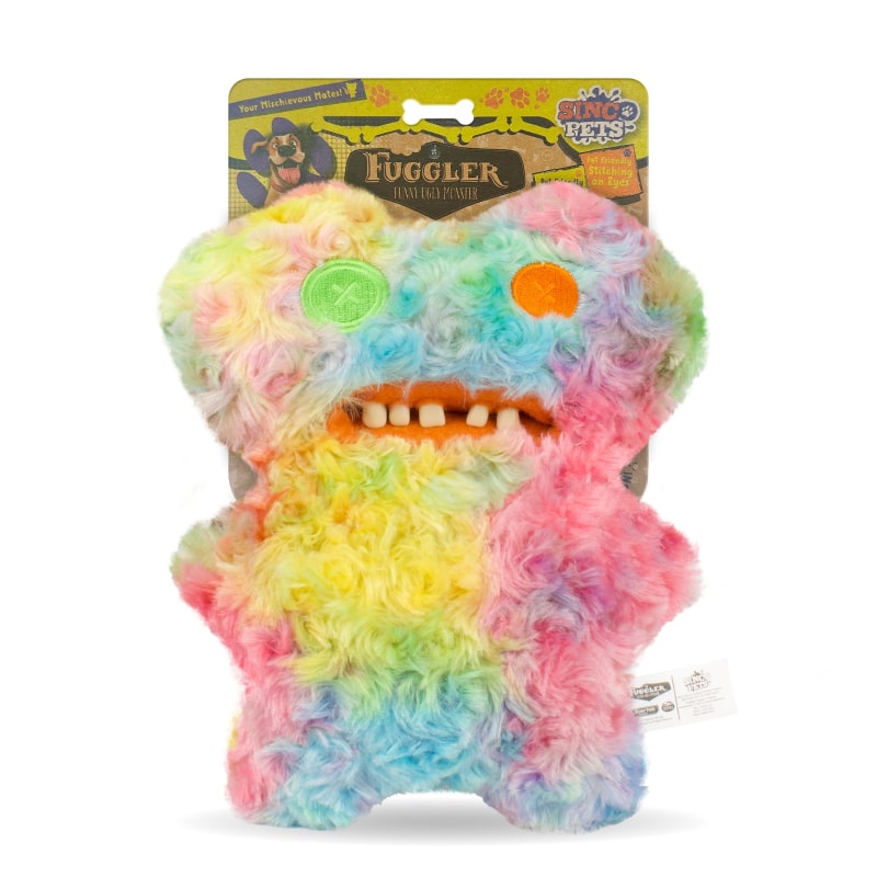 ファグラー Fuggler 【ギャップトゥース マルチカラー 犬用おもちゃ 音