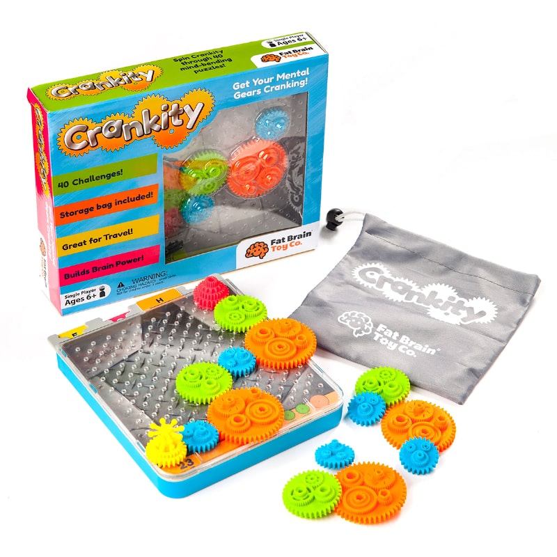 ファットブレイントイズ Fat Brain Toys 【クランキティ 脳トレゲーム】 FA140-1 正規品