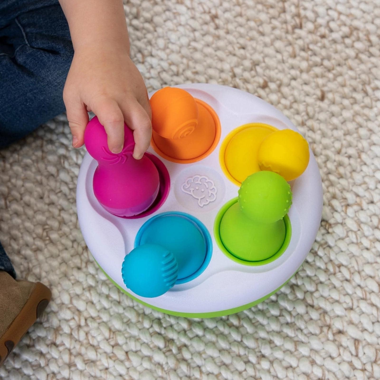 ファットブレイン Fat Brain Toys 【ぐらぐら おきあがり色合わせ