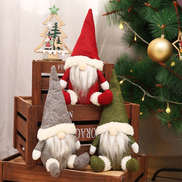 X'mas クリスマス 飾り サンタクロース サンタ 置物 クリスマスオブジェ 人形 北欧 玄関　室内 おしゃれ アンティーク おもちゃ インテリア  雑貨